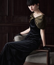 Sweetheart velour dress（ドレス）｜et.UNiVER（エトユニベール）の