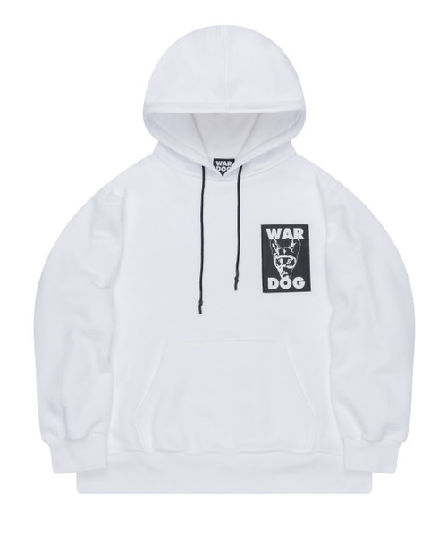 WARDOG(ワドッグ)の「ロゴパッチフードパーカー ホワイト(パーカー・レディース・その他・MEDIUM/X-LARGE)」の1枚目の写真