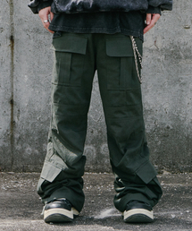 ROARINGRAD（ロアリングラド）の「フレアカーゴパンツ カーキ（その他パンツ）」