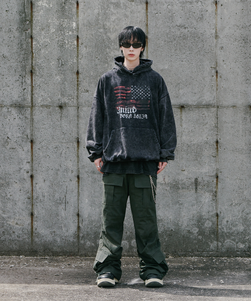 ROARINGRAD（ロアリングラド）の「フレアカーゴパンツ カーキ（その他パンツ・メンズ・その他・MEDIUM）」の2枚目の写真