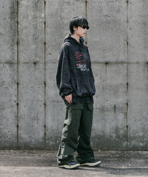 ROARINGRAD（ロアリングラド）の「フレアカーゴパンツ カーキ（その他パンツ・メンズ・その他・MEDIUM）」の3枚目の写真