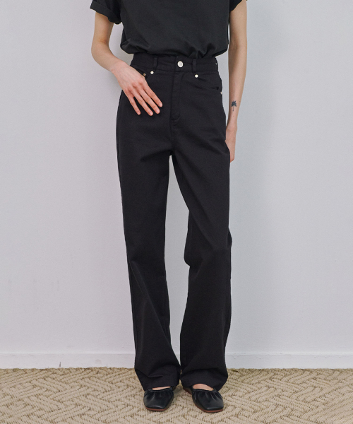 MARROT(マロット)の「テンセルコットンジーンズ_ブラック(その他パンツ・レディース・ブラック・SMALL/MEDIUM/LARGE)」の1枚目の写真