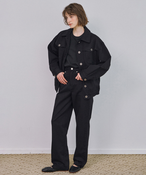 MARROT(マロット)の「テンセルコットンジーンズ_ブラック(その他パンツ・レディース・ブラック・SMALL/MEDIUM/LARGE)」の2枚目の写真