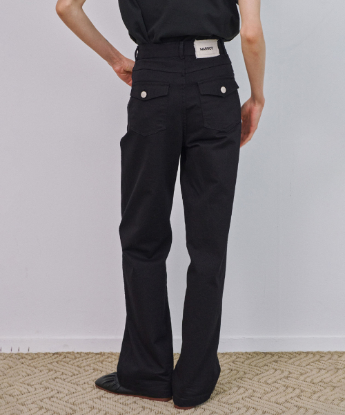 MARROT(マロット)の「テンセルコットンジーンズ_ブラック(その他パンツ・レディース・ブラック・SMALL/MEDIUM/LARGE)」の4枚目の写真