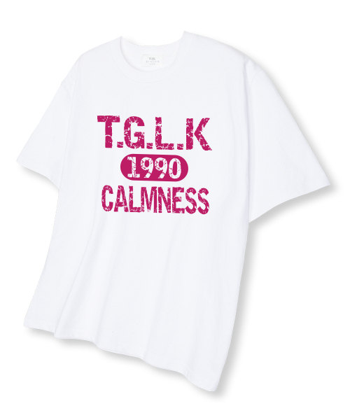 TI.GLAKE(ティーグレイク)の「クラックTGLK オーバーサイズ 半袖Tシャツ ホワイト(Tシャツ/カットソー・メンズ・その他・LARGE/X-LARGE/XX-LARGE)」の1枚目の写真