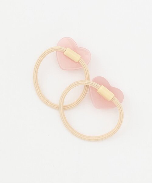 petit main（プティマイン）の「ヘアアクセHAPPY SET（ヘアゴム・キッズ・ライトブルー/ライトピンク・F）」の4枚目の写真