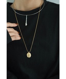 marjour | LAYERED OVAL LOCKET NECKLACE(ネックレス)