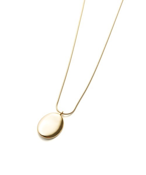 marjour（マージュール）の「LAYERED OVAL LOCKET NECKLACE（ネックレス・レディース・ゴールド・FREE）」の7枚目の写真