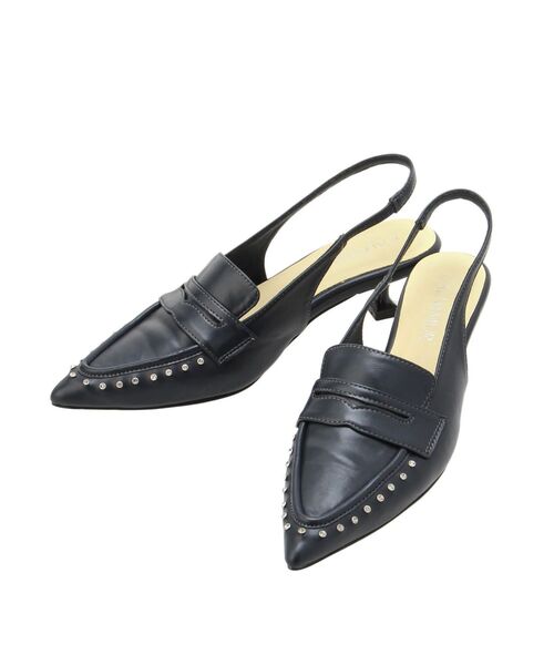 CALNAMUR（カルナムール）の「バイカラーローファーミュール（サンダル・レディース・ブラウン/ブラック・SMALL/MEDIUM/LARGE）」の4枚目の写真