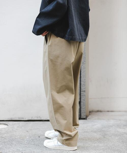 FORK&SPOON（フォークアンドスプーン）の「FORK&SPOON　コットンツイルカーブパンツ（その他パンツ・レディース・ブラック/アイボリー/ベージュ・2/1）」の19枚目の写真