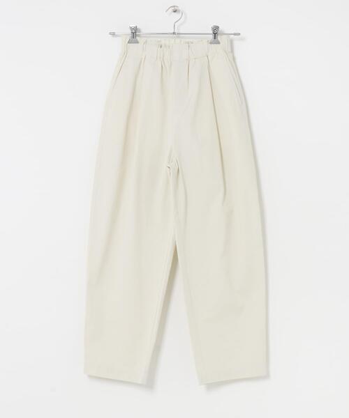 FORK&SPOON（フォークアンドスプーン）の「FORK&SPOON　コットンツイルカーブパンツ（その他パンツ・レディース・ブラック/アイボリー/ベージュ・2/1）」の8枚目の写真