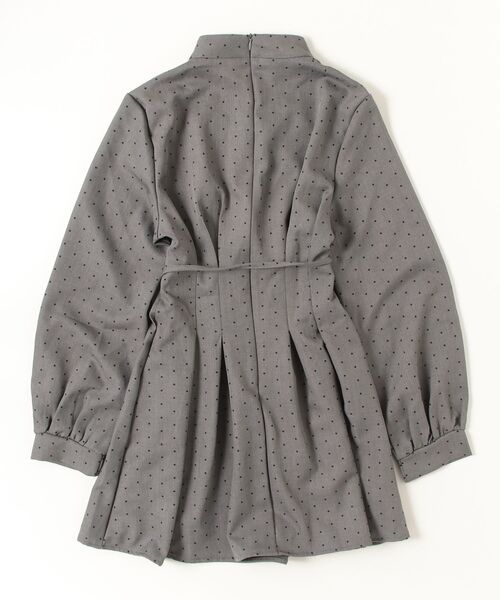 gossip!ロサンゼルス(ゴシップロサンゼルス)の「【Y2Kガーリー】レトロドット柄ワンピース(ミニ丈)(ワンピース・レディース・グレー・M)」の13枚目の写真