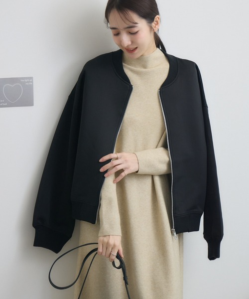 セール】【RU.TI.LE】ダンボールニットブルゾン（ブルゾン）｜RU.TI.LE