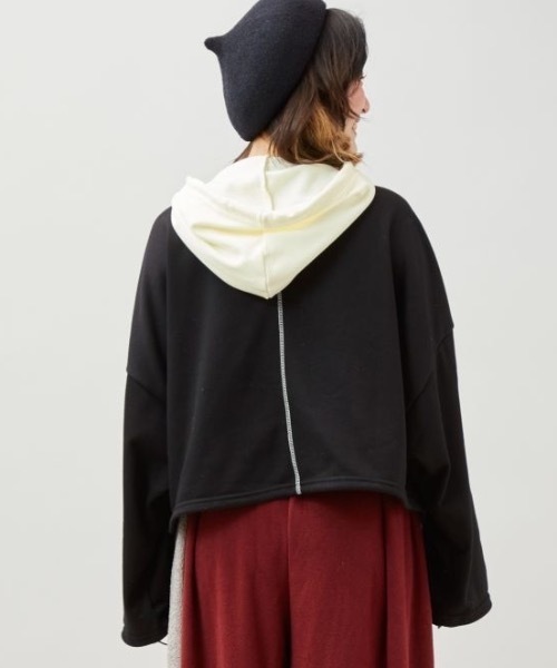 チャイハネ(チャイハネ)の「【チャイハネ】ファランナパッチワークパーカー(パーカー・レディース・ホワイト/ブラウン/ブラック・FREE)」の6枚目の写真