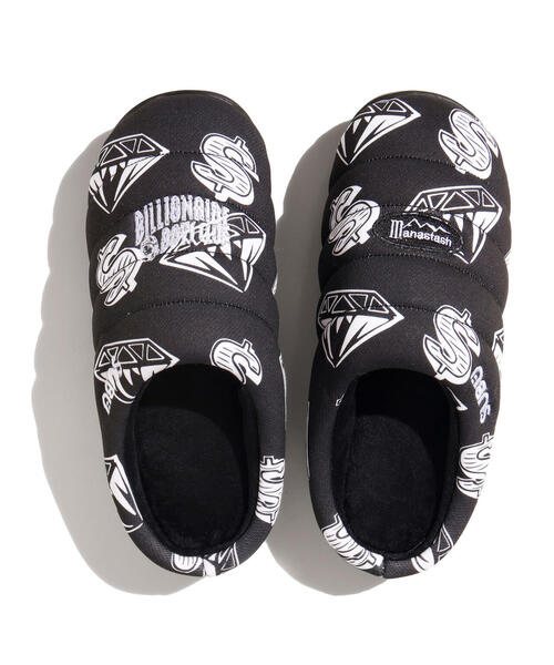 BEAVER(ビーバー)の「MANASTASHxBILLIONAIRE BOYS CLUB/ビリオネア・ボーイズ・クラブ/BBC MANA SUBU EMB LOGO(サンダル・メンズ・ブラック/グレー・0/1/2/3)」の3枚目の写真