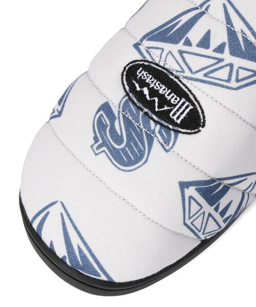 BEAVER(ビーバー)の「MANASTASHxBILLIONAIRE BOYS CLUB/ビリオネア・ボーイズ・クラブ/BBC MANA SUBU EMB LOGO(サンダル・メンズ・ブラック/グレー・0/1/2/3)」の6枚目の写真