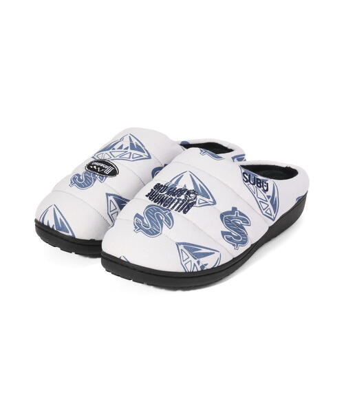 BEAVER(ビーバー)の「MANASTASHxBILLIONAIRE BOYS CLUB/ビリオネア・ボーイズ・クラブ/BBC MANA SUBU EMB LOGO(サンダル・メンズ・ブラック/グレー・0/1/2/3)」の2枚目の写真