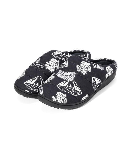 BEAVER(ビーバー)の「MANASTASHxBILLIONAIRE BOYS CLUB/ビリオネア・ボーイズ・クラブ/BBC MANA SUBU EMB LOGO(サンダル・メンズ・ブラック/グレー・0/1/2/3)」の1枚目の写真