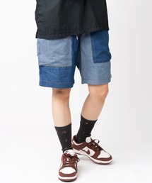 ライトデニムガーデニングショーツ