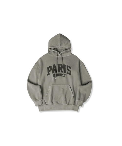 ZENDUST(ジェンダスト)の「Paix Hoody - 6COL(パーカー・レディース・ブラックミックス/ライトカーキ/ライトピンク/ブラック/アッシュグレー/チェリーピンク・SMALL/MEDIUM/LARGE)」の4枚目の写真