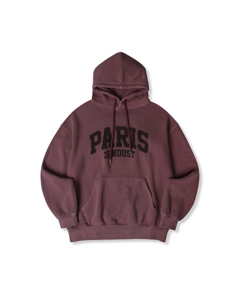 ZENDUST(ジェンダスト)の「Paix Hoody - 6COL(パーカー・レディース・ブラックミックス/ライトカーキ/ライトピンク/ブラック/アッシュグレー/チェリーピンク・SMALL/MEDIUM/LARGE)」の8枚目の写真