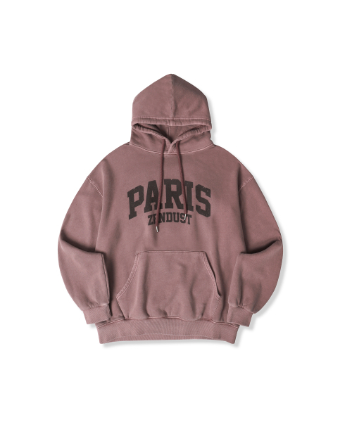 ZENDUST(ジェンダスト)の「Paix Hoody - 6COL(パーカー・レディース・ブラックミックス/ライトカーキ/ライトピンク/ブラック/アッシュグレー/チェリーピンク・SMALL/MEDIUM/LARGE)」の9枚目の写真