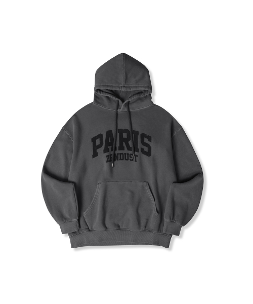 ZENDUST(ジェンダスト)の「Paix Hoody - 6COL(パーカー・レディース・ブラックミックス/ライトカーキ/ライトピンク/ブラック/アッシュグレー/チェリーピンク・SMALL/MEDIUM/LARGE)」の12枚目の写真