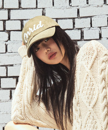 ONRIDPROJECT（オンリードプロジェクト）の「アプリケロゴコーデュロイボールキャップ - カーキ（キャップ）」