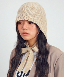 SLEEPYSLIP（スリーピースリップ）の「WAFFLE BEIGE BONNET HAT（キャップ）」