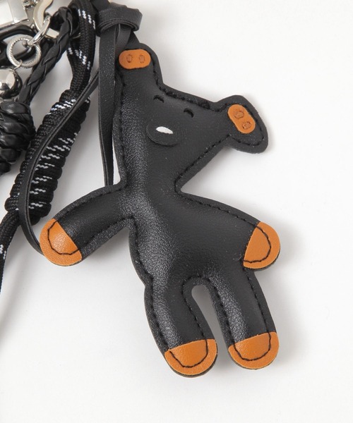 LAKOLE（ラコレ）の「ベアバッグチャーム / 634154（キーホルダー・レディース・ブラウン/ブラック・FREE）」の6枚目の写真