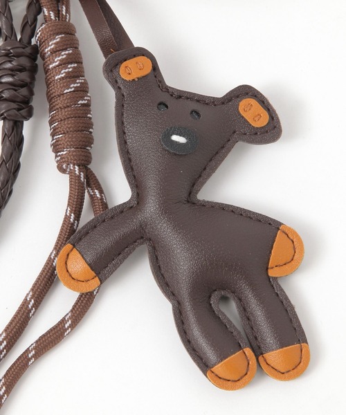 LAKOLE（ラコレ）の「ベアバッグチャーム / 634154（キーホルダー・レディース・ブラウン/ブラック・FREE）」の9枚目の写真
