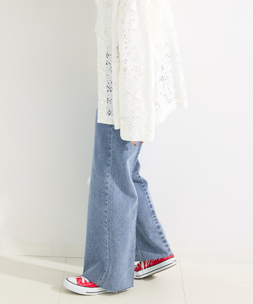 B.C STOCK(ベーセーストック)の「ウォッシャブル / DU JOUR / デュ ジュール PIN SEAM LEAN JEAN(デニムパンツ・レディース・ブルー系その他/ネイビー・36/38)」の14枚目の写真