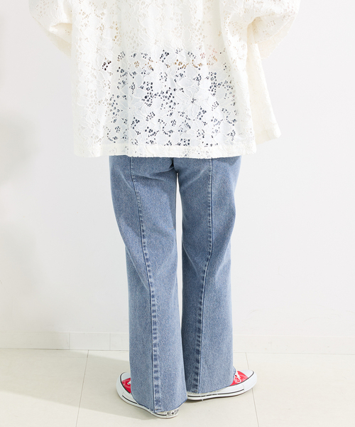 B.C STOCK(ベーセーストック)の「ウォッシャブル / DU JOUR / デュ ジュール PIN SEAM LEAN JEAN(デニムパンツ・レディース・ブルー系その他/ネイビー・36/38)」の15枚目の写真