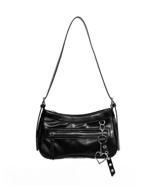 WEGO(ウィゴー)の「WEGO/チャーム付きハトメベルトバッグ(ショルダーバッグ・レディース・ピンク/ブラック/ブラウン・FREE)」の17枚目の写真