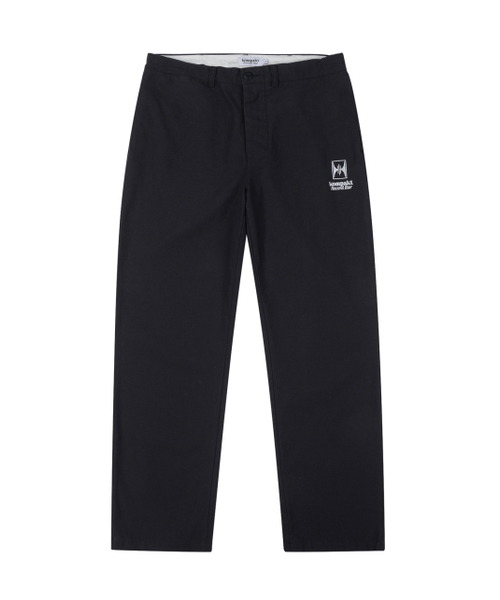 Kompakt Record Bar(コンパクトレコードバー)の「KRB Basic Logo Chino Pants - Navy(その他パンツ・メンズ・その他・M/L/XL)」の1枚目の写真