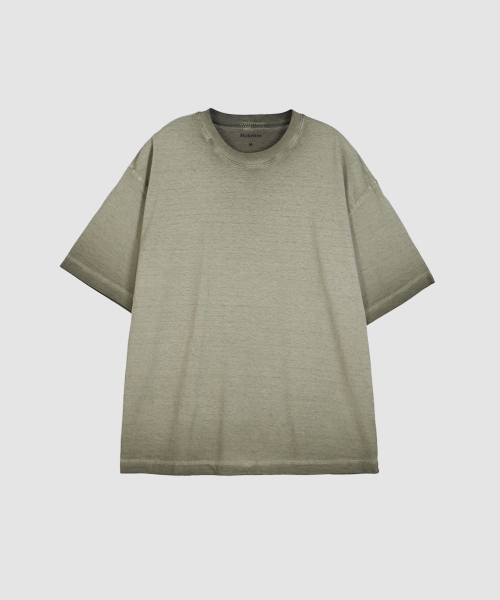 MAKEITTO(メイキット)の「ピグメントウォッシングオーバーサイズクルーネック半袖Tシャツ_カーキ(Tシャツ/カットソー・メンズ・その他・M/L/XL/XXL)」の2枚目の写真