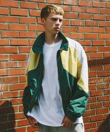 SEARCH410（サーチ410）の「[UNISEX] TRIPLE COMBINATION WINDBREAKER_GREEN（ナイロンジャケット）」