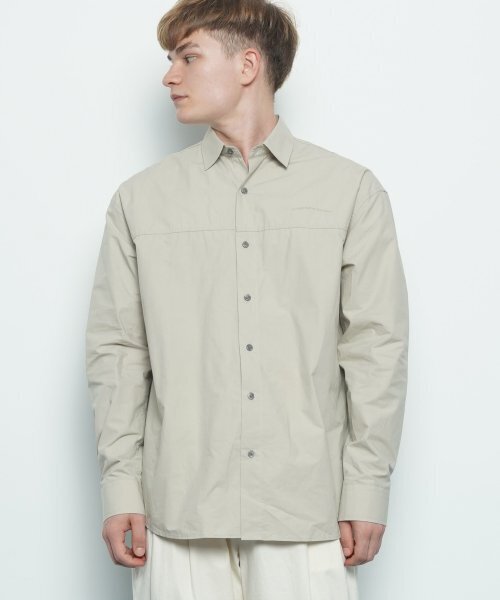 THE-ABON(エイボン)の「M456 over washing cut shirt beige(シャツ/ブラウス・メンズ・その他・FREE)」の1枚目の写真