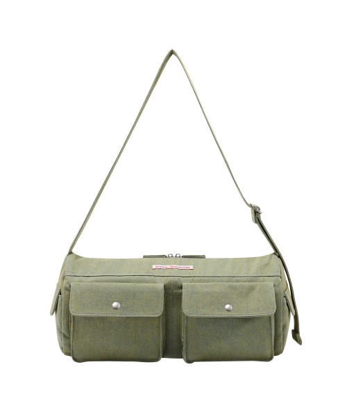 AMESWORLDWIDE(アメスワールドワイド)の「DENIM DUFFLE BAG KHAKI(メッセンジャーバッグ・レディース・その他・FREE)」の2枚目の写真