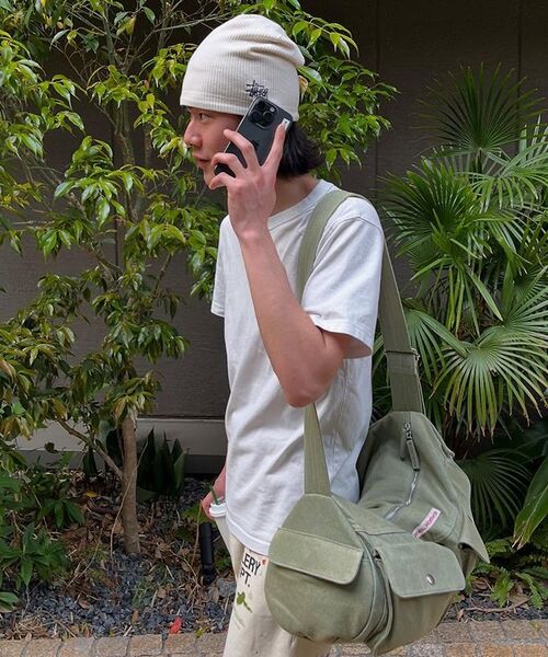 AMESWORLDWIDE(アメスワールドワイド)の「DENIM DUFFLE BAG KHAKI(メッセンジャーバッグ・レディース・その他・FREE)」の16枚目の写真