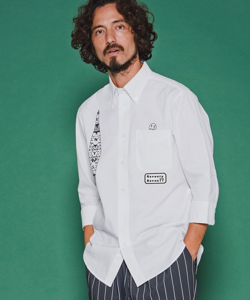 ms6373-OX button-down — рубашка с полукнопкой (26S) 7726S300