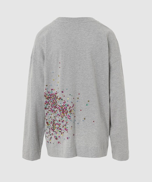 DRIES VAN NOTEN（ドリスヴァンノッテン）の「HEGLANDA EMB 3603 W.K.LS.T-SHRT（Tシャツ/カットソー・レディース・グレー系その他・XS/S）」の2枚目の写真