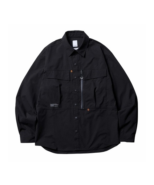 Liberaiders(リベレイダース)の「Liberaiders/リベレイダース 4WAY STRETCH SHIRT 4WAYストレッチ生地 ユーティリティシャツ 2026年 夏 夏服(シャツ/ブラウス・メンズ・ブラック・L)」の3枚目の写真