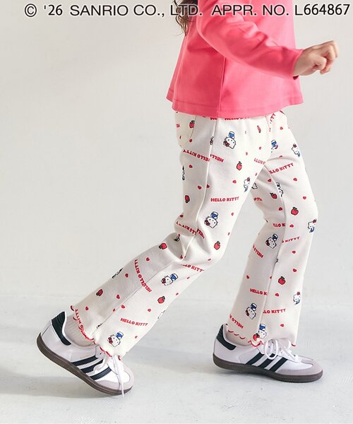 sanrio(산리오)의 「산리오 캐릭터즈 플레어 팬츠(기타 팬츠)」｜아이보리