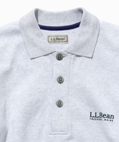L.L.Bean(エルエルビーン)の「【JAPAN EDITION】ポーテージ・ポロスウェットシャツ(スウェット・レディース・アイボリー/ライトグレー/ネイビー・MEDIUM)」の8枚目の写真