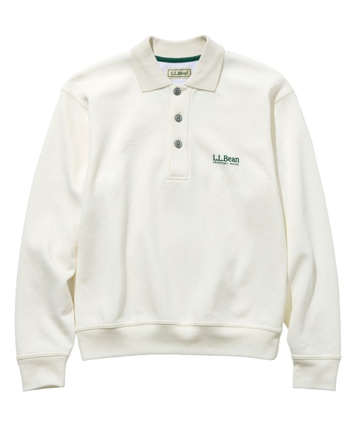 L.L.Bean(エルエルビーン)の「【JAPAN EDITION】ポーテージ・ポロスウェットシャツ(スウェット・レディース・アイボリー/ライトグレー/ネイビー・MEDIUM)」の20枚目の写真
