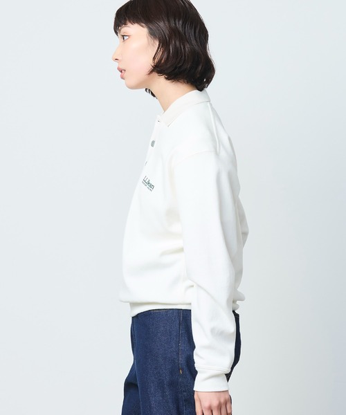 L.L.Bean(エルエルビーン)の「【JAPAN EDITION】ポーテージ・ポロスウェットシャツ(スウェット・レディース・アイボリー/ライトグレー/ネイビー・MEDIUM)」の12枚目の写真