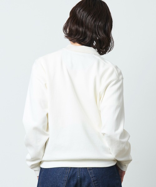 L.L.Bean(エルエルビーン)の「【JAPAN EDITION】ポーテージ・ポロスウェットシャツ(スウェット・レディース・アイボリー/ライトグレー/ネイビー・MEDIUM)」の13枚目の写真