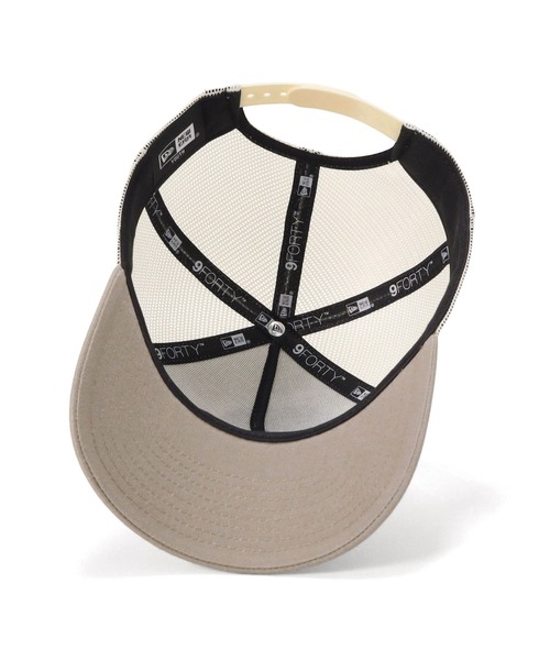 NEW ERA(ニューエラ)の「ニューエラ キッズメッシュキャップ 9FORTYA-FRAME(キャップ・キッズ・ベージュ/ホワイト/ブラック・52-56cm)」の7枚目の写真