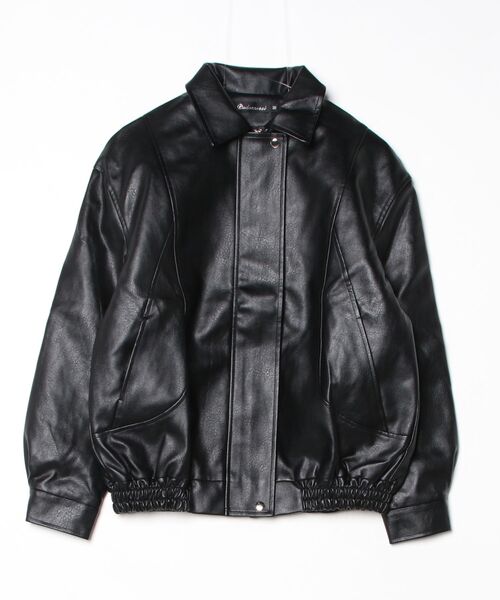 gossip！ロサンゼルス（ゴシップロサンゼルス）の「合成皮革 ライダースジャケット（ライダースジャケット・レディース・ブラック・M/L）」の9枚目の写真